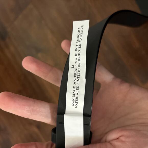 Art Class Girls Belt Size Medium Black With Silver Grommets NEW - Picture 4 of 5